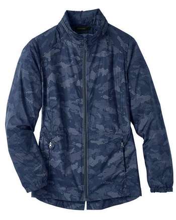 Photo of Women's Rotate Reflective Soft Shell Jacket - North End - Classic Navy/ Carbon - view 2