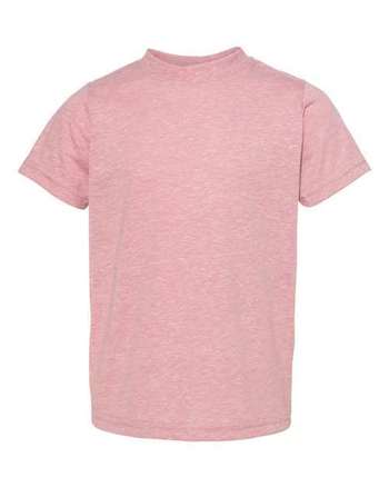 Photo of Toddler Harborside Mélange T-Shirt - Rabbit Skins - Mauvelous Melange - view 3