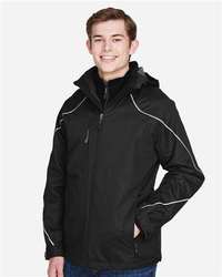 Photo of Angle 3-In-1 Jacket with Bonded Fleece Liner - North End - Black - view 4