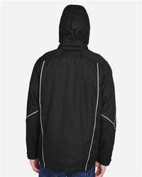 Photo of Angle 3-In-1 Jacket with Bonded Fleece Liner - North End - Black - view 3