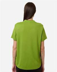Photo of Women's Nova Performance Pique Polo - CORE365 - Acid Green - view 4
