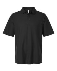 Photo of Men's Maverick CVC Pique Polo - Harriton - Black - view 3