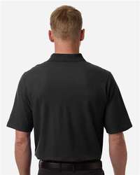 Photo of Men's Tall Maverick CVC Pique Polo - Harriton - Black - view 4