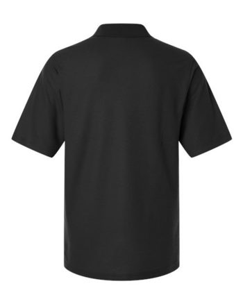 Photo of Men's Tall Maverick CVC Pique Polo - Harriton - Black - view 2