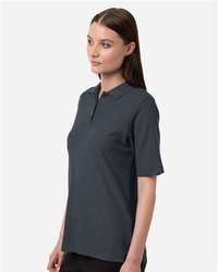 Photo of Women's Maverick CVC Pique Polo - Harriton - Dark Charcoal - view 5