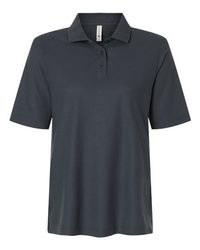 Photo of Women's Maverick CVC Pique Polo - Harriton - Dark Charcoal - view 3