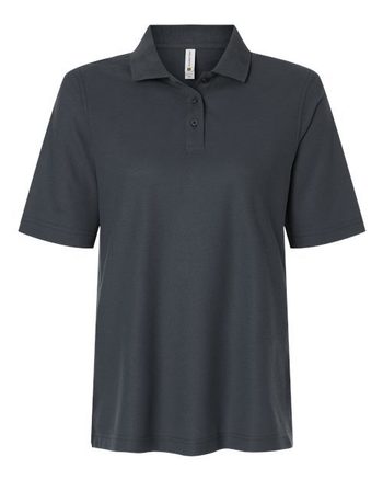 Photo of Women's Maverick CVC Pique Polo - Harriton - Dark Charcoal - view 3