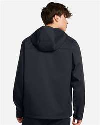 Photo of ColdGear® Infrared Shield 2.0 Hooded Jacket - Under Armour - Black/ White - view 3