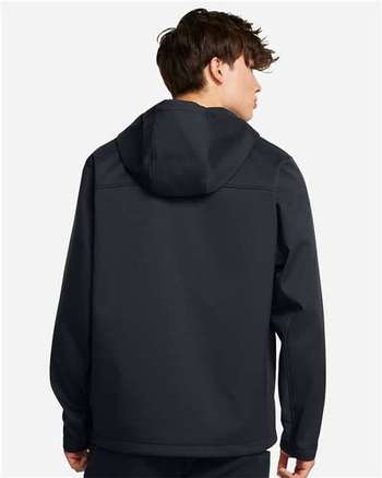 Photo of ColdGear® Infrared Shield 2.0 Hooded Jacket - Under Armour - Black/ White - view 3
