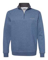 Photo of Men's Hart Mountain™ Half-Zip Sweatshirt - Columbia - Carbon Heather - view 3