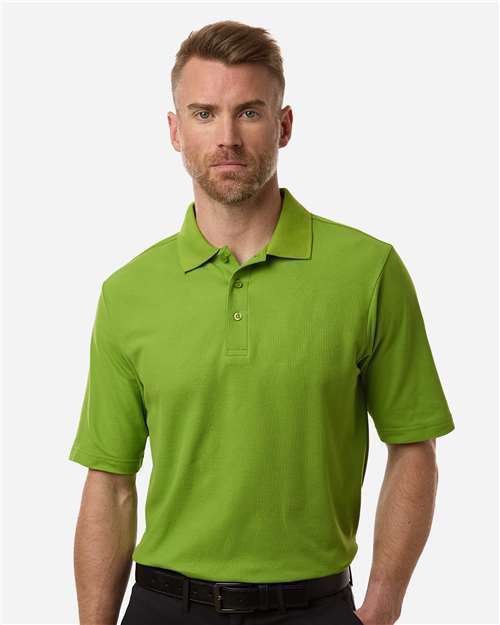 Photo of Men's Resolve CVC Performance Pique Polo - CORE365 - Acid Green - view 6