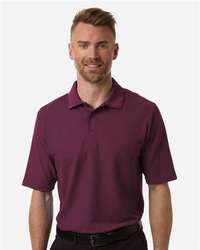 Photo of Men's Resolve CVC Performance Pique Polo - CORE365 - Burgundy - view 6