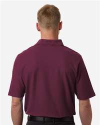 Photo of Men's Resolve CVC Performance Pique Polo - CORE365 - Burgundy - view 4
