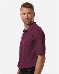 Photo of Men's Resolve CVC Performance Pique Polo - CORE365 - Burgundy - view 5