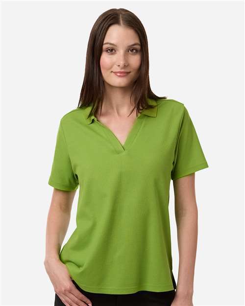 Photo of Women's Resolve CVC Performance Pique Polo - CORE365 - Acid Green - view 6