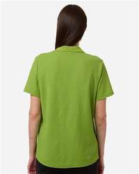 Photo of Women's Resolve CVC Performance Pique Polo - CORE365 - Acid Green - view 4