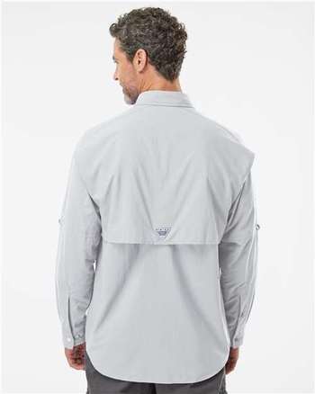 Photo of Men's PFG Bahama™ II Long Sleeve Shirt - Columbia - Cool Grey - view 4