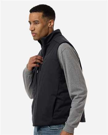 Photo of Unisex Techno Lite Flat-Fill Insulated Vest - CORE365 - Black - view 5