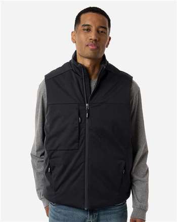 Photo of Unisex Techno Lite Flat-Fill Insulated Vest - CORE365 - Black - view 6