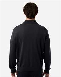 Photo de Men's New Classics Pull à col en V - Devon & Jones - Noir - vue 4