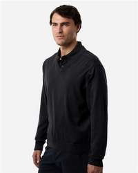 Photo de Men's New Classics Pull à col en V - Devon & Jones - Noir - vue 5