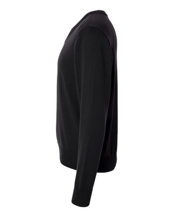 Photo de Men's New Classics Pull à col en V - Devon & Jones - Noir - vue 1