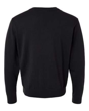 Photo de Men's New Classics Pull à col en V - Devon & Jones - Noir - vue 2