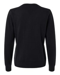 Photo de Women's New Classics V-Neck Sweater - Devon & Jones - Noir - vue 2
