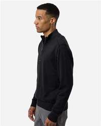 Photo de Men's New Classics Quarter-Zip Sweater - Devon & Jones - Noir - vue 5