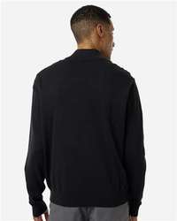 Photo de Men's New Classics Quarter-Zip Sweater - Devon & Jones - Noir - vue 4