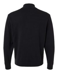 Photo de Men's New Classics Quarter-Zip Sweater - Devon & Jones - Noir - vue 2