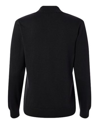 Photo de Sweater à Quart de Zip Classics pour Femmes - Devon & Jones - Noir - vue 2
