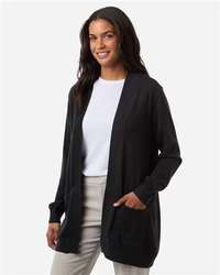 Photo de Cardigan ouvert classique pour femmes - Devon & Jones - Noir - vue 5