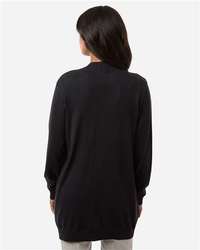 Photo de Cardigan ouvert classique pour femmes - Devon & Jones - Noir - vue 4