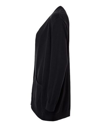 Photo de Cardigan ouvert classique pour femmes - Devon & Jones - Noir - vue 1