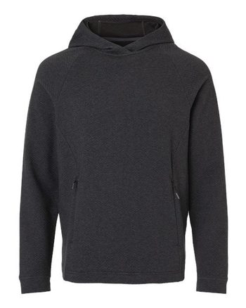 Photo of Men's Spirit Textured Hooded Pullover - North End - Black Heather - view 3