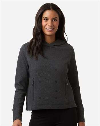 Photo of Women's Spirit Textured Hooded Pullover - North End - Black Heather - view 6