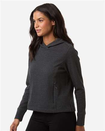 Photo of Women's Spirit Textured Hooded Pullover - North End - Black Heather - view 5