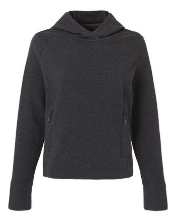Photo of Women's Spirit Textured Hooded Pullover - North End - Black Heather - view 3