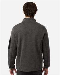 Photo of Men's Jasper Full-Zip Fleece Jacket - North End - Black/ Grey - view 4