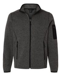 Photo of Men's Jasper Full-Zip Fleece Jacket - North End - Black/ Grey - view 3