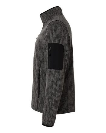 Photo of Men's Jasper Full-Zip Fleece Jacket - North End - Black/ Grey - view 1