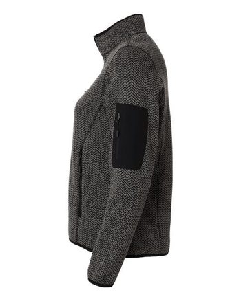Photo of Women's Jasper Full-Zip Fleece Jacket - North End - Black/ Grey - view 1