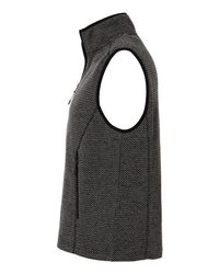 Photo of Men's Jasper Jacquard Fleece Vest - North End - Black/ Grey - view 1