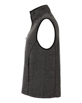 Photo of Men's Jasper Jacquard Fleece Vest - North End - Black/ Grey - view 1