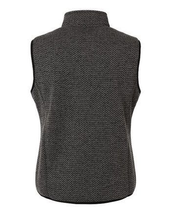 Photo of Women's Jasper Jacquard Fleece Vest - North End - Black/ Grey - view 2