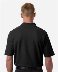 Photo of Men's Tall Resolve CVC Performance Pique Polo - CORE365 - Black - view 4