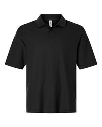 Photo of Men's Tall Resolve CVC Performance Pique Polo - CORE365 - Black - view 3