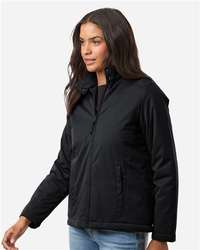 Photo de Veste utilitaire isolée Guardian pour femmes - Harriton - Noir - vue 5