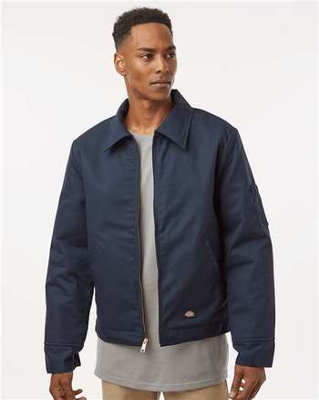 Photo de Veste Eisenhower industrielle isolée unisexe - Dickies - Dark Navy - vue 6